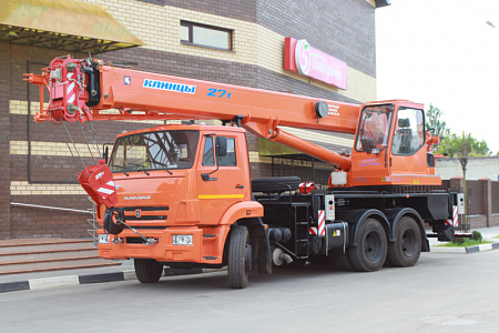 Продажа автокрана Клинцы КС-55713-1К1В грузоподъемностью 27 тонн в г. Челябинск